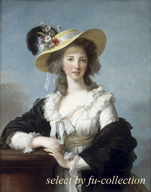 ポリニャック伯爵夫人の肖像画　ヴィジェ・ルブラン