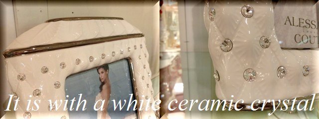 イタリア製　最高級　セラミックフォトフレーム