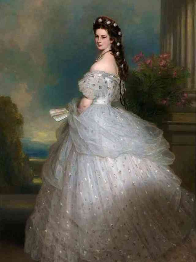 fu-collection】 ヨーロッパ名画 オーストリア皇妃エリザベート肖像画